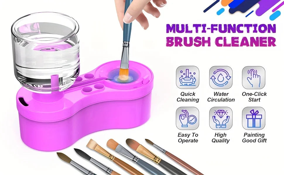 Draining Brush Cleaner