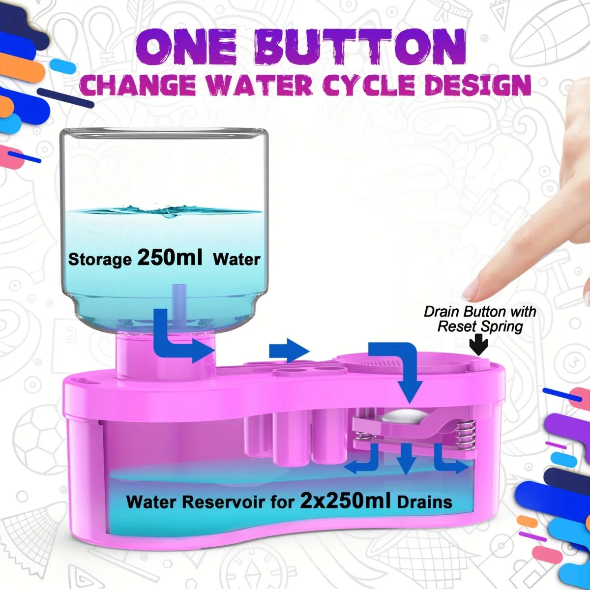 Draining Brush Cleaner